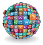 social-media globe-computer